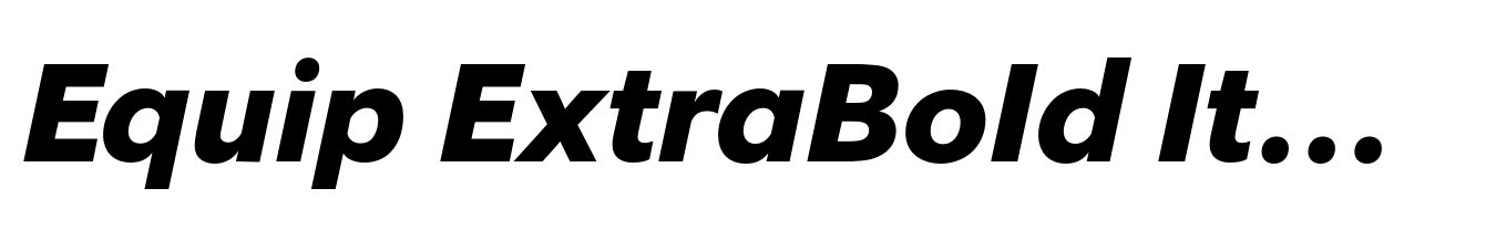 Equip ExtraBoId Italic